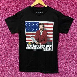Anchorman 2 Have an American Night T-Shirt Small